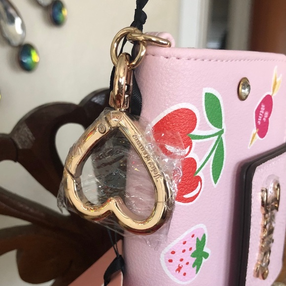 NWT Juicy Couture All Things Juicy Tab Card Wallet w/Printed Insignia - Picture 3 of 8